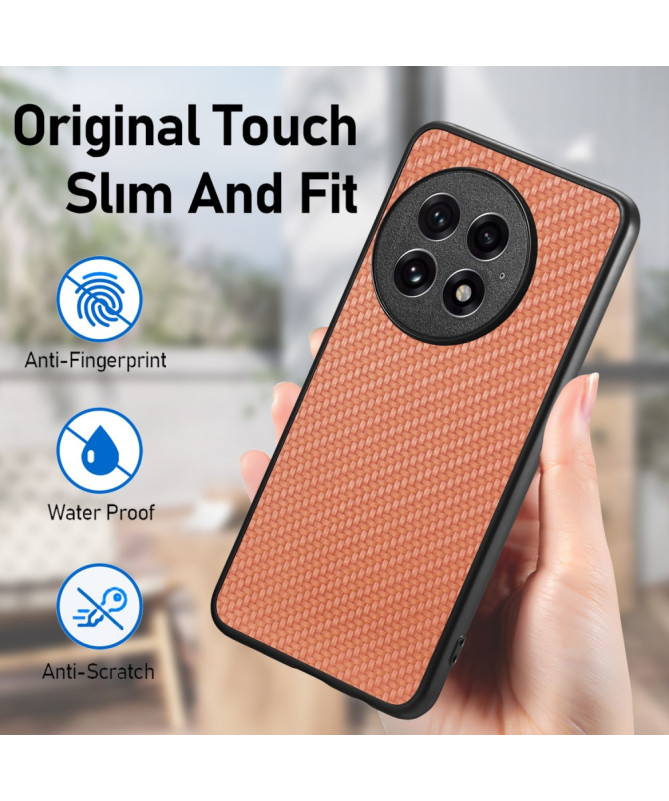 VIKSLA - Coque OnePlus 13 Style Fibre de Carbone