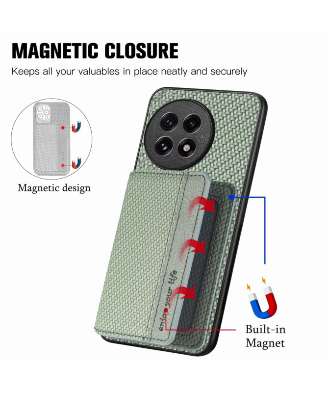 VANDRA - Coque OnePlus 13 avec Portefeuille Intégré RFID