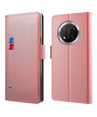 Honor Magic 7 Lite - Housse premium porte cartes avec miroir