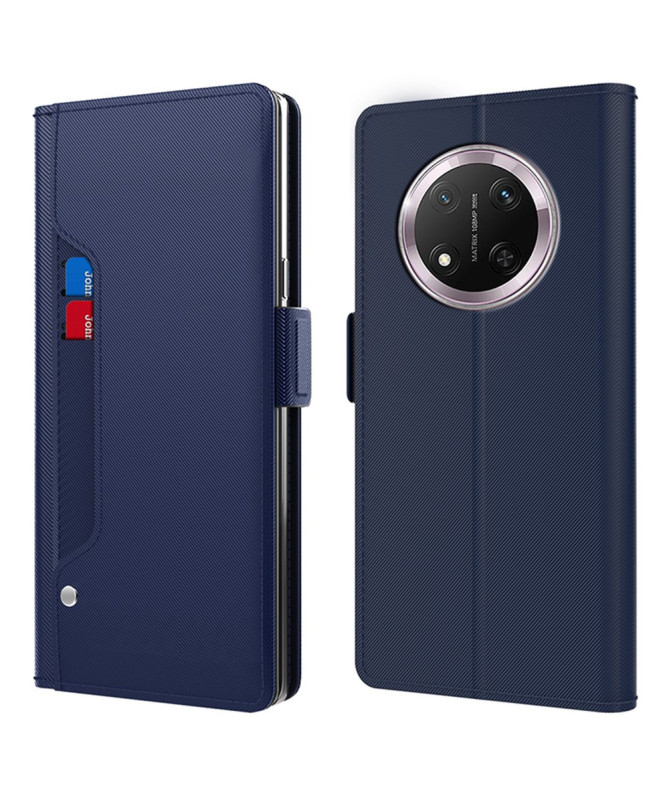 Honor Magic 7 Lite - Housse premium porte cartes avec miroir