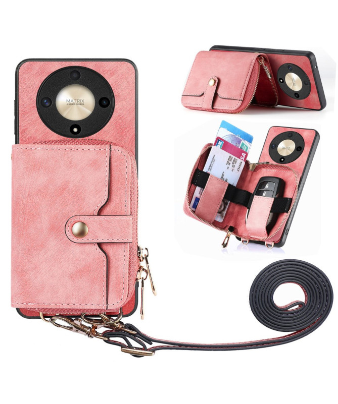 Coque Honor Magic 6 Lite / X9b Portefeuille à Cordon