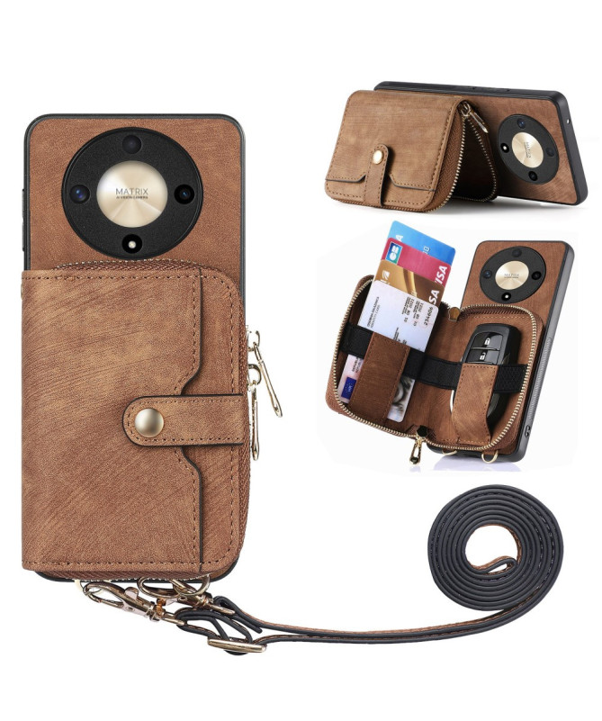 Coque Honor Magic 6 Lite / X9b Portefeuille à Cordon