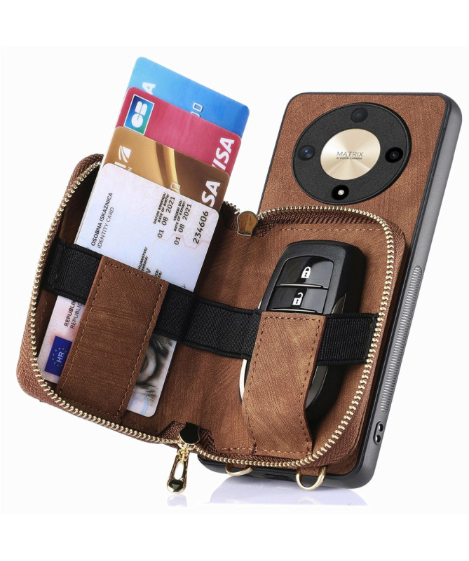 Coque Honor Magic 6 Lite / X9b Portefeuille à Cordon