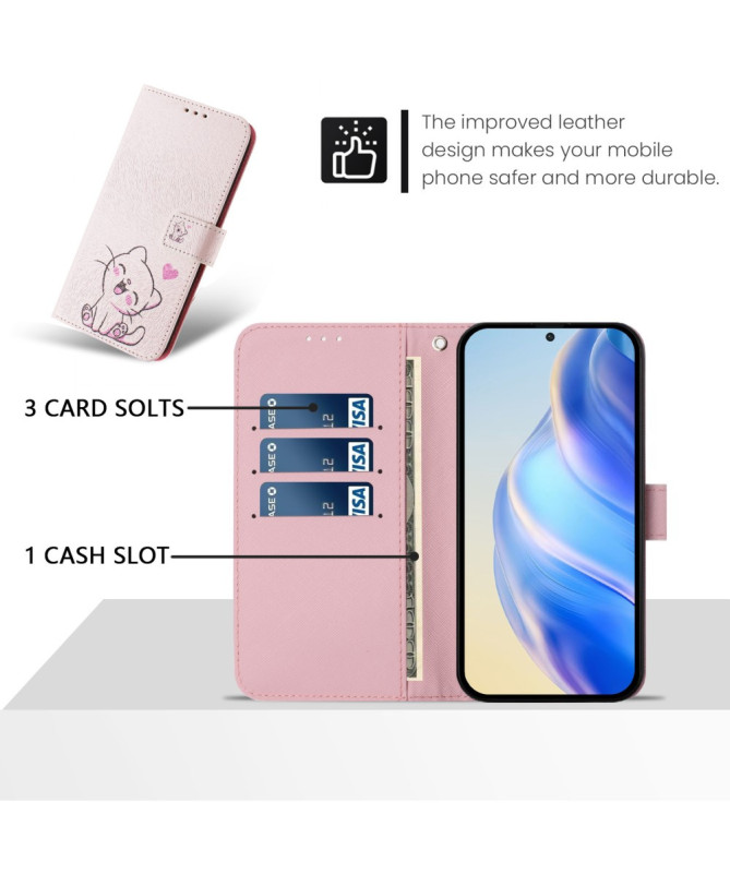 Housse Honor Magic 6 Lite / X9b Chat Adorable