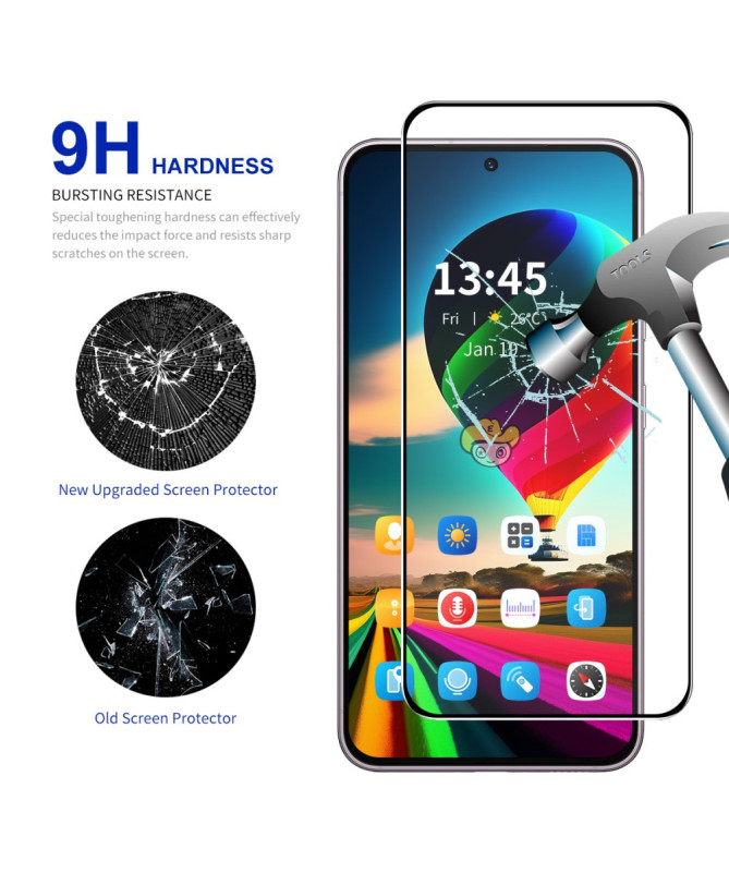 Protection d’écran Xiaomi Poco M7 Pro 5G en verre trempé full size