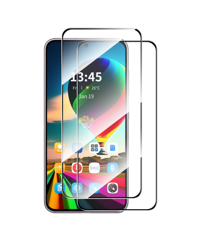 Protections d'écran Poco M7 Pro 5G en verre trempé Full Size (2 pièces