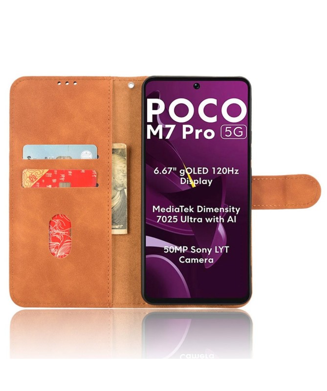 CLASSICO - Étui Poco M7 Pro 5G Portefeuille Soft touch