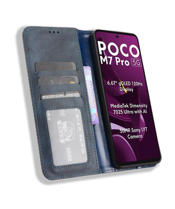 Housse Poco M7 Pro 5G Le Cirénius Style Cuir