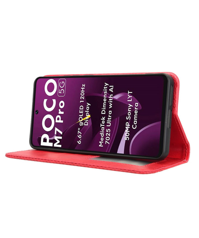 Housse Poco M7 Pro 5G Le Cirénius Style Cuir