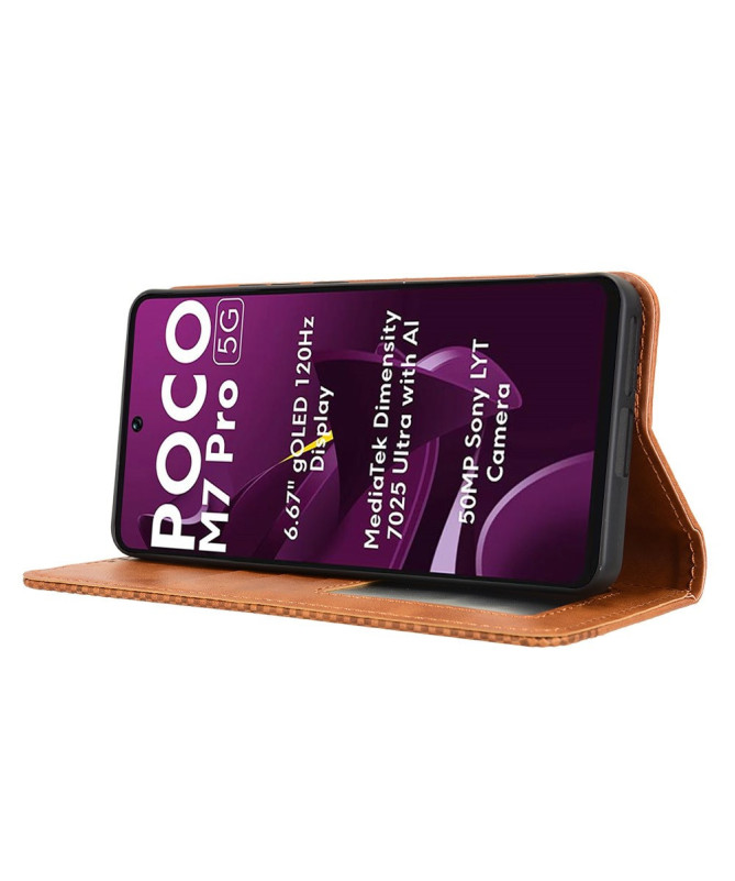 Housse Poco M7 Pro 5G Le Cirénius Style Cuir