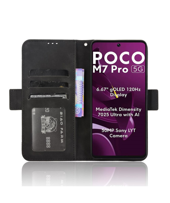 Housse Poco M7 Pro 5G Premium avec Porte Cartes