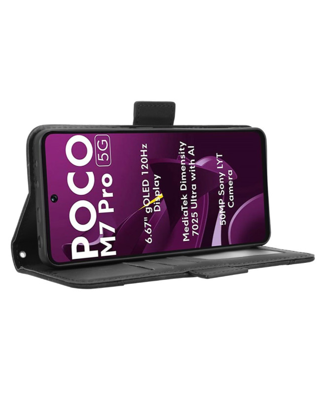 Housse Poco M7 Pro 5G Premium avec Porte Cartes