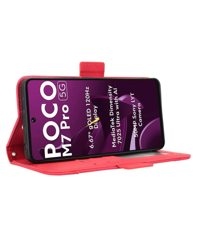 Housse Poco M7 Pro 5G Premium avec Porte Cartes