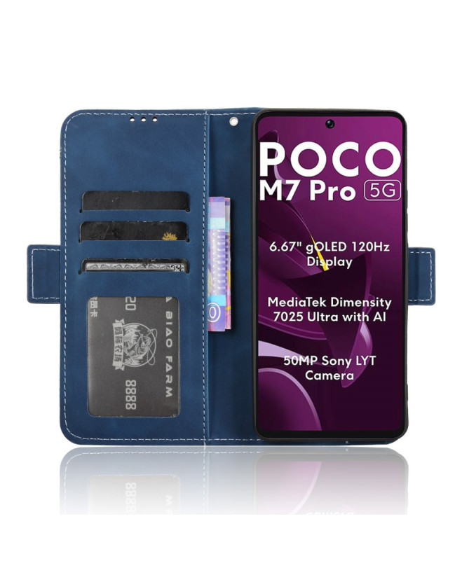 Housse Poco M7 Pro 5G Premium avec Porte Cartes