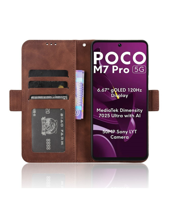 Housse Poco M7 Pro 5G Premium avec Porte Cartes