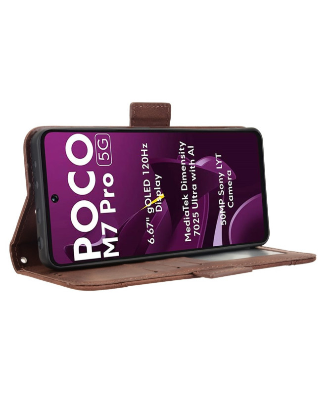 Housse Poco M7 Pro 5G Premium avec Porte Cartes