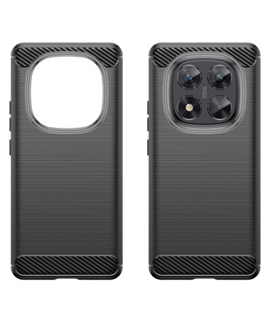 Coque Xiaomi Redmi Note 14 Pro 5G / Poco X7 Finition Carbone Brossée