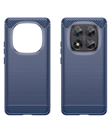 Coque Xiaomi Redmi Note 14 Pro 5G / Poco X7 Finition Carbone Brossée Bleu marine - photo 11