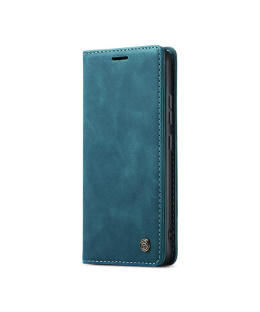 Housse Xiaomi Redmi Note 14 Pro 5G / Poco X7 Golias imitation cuir Bleu Paon - photo 18