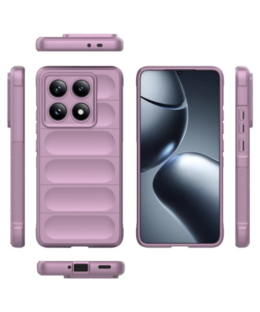 Coque Xiaomi Redmi Note 14 Pro 5G / Poco X7 Rugged Silicone Violet - photo 38