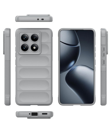 Coque Xiaomi Redmi Note 14 Pro 5G / Poco X7 Rugged Silicone Gris - photo 47