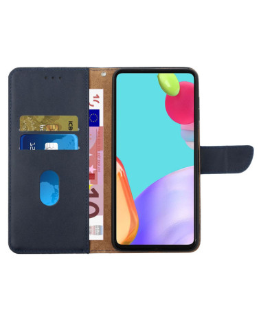 Housse Xiaomi Redmi Note 14 Pro 5G / Poco X7 5G Smooth Touch Cuir Bleu marine - photo 6
