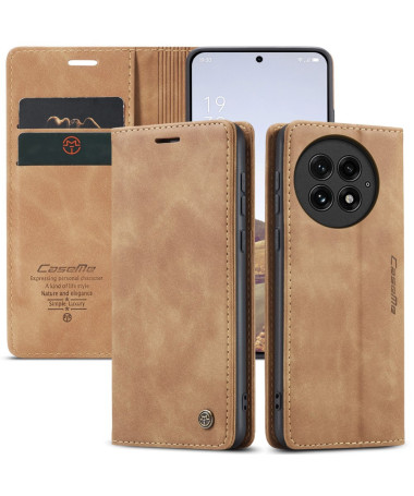 Housse OnePlus 13 Golias imitation cuir Marron Clair - photo 2