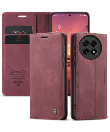 Housse OnePlus 13 Golias imitation cuir Vin Rouge - photo 8