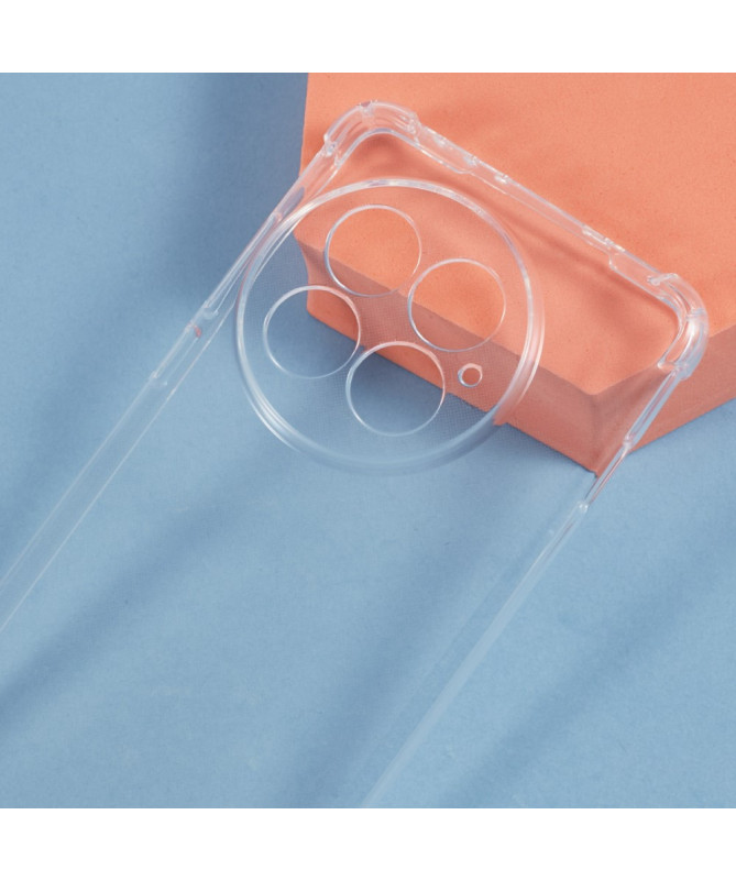 Cléos - Coque OnePlus 13 transparente avec cordon