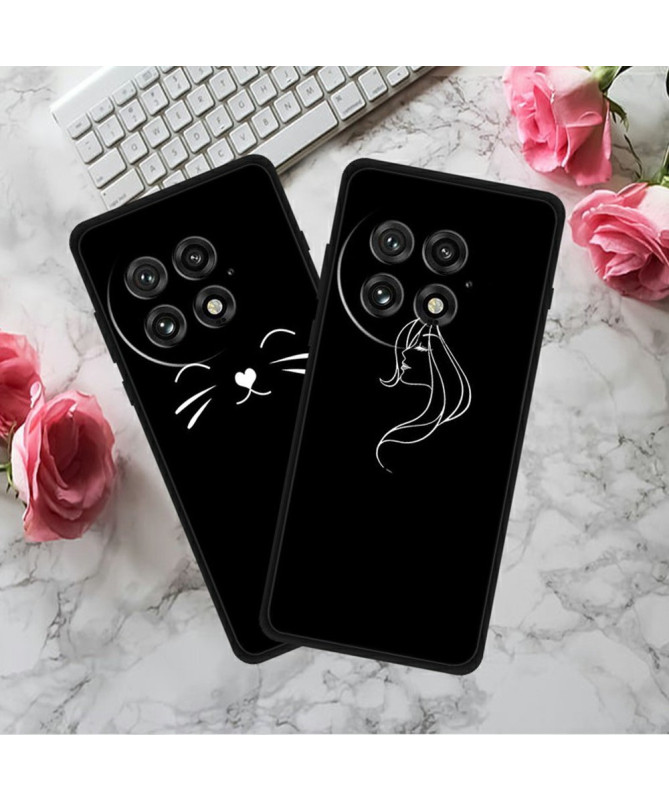 Coque OnePlus 13 Rose Minimaliste