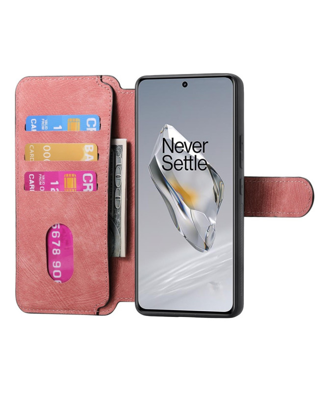 Étui Portefeuille avec coque détachable pour OnePlus 13