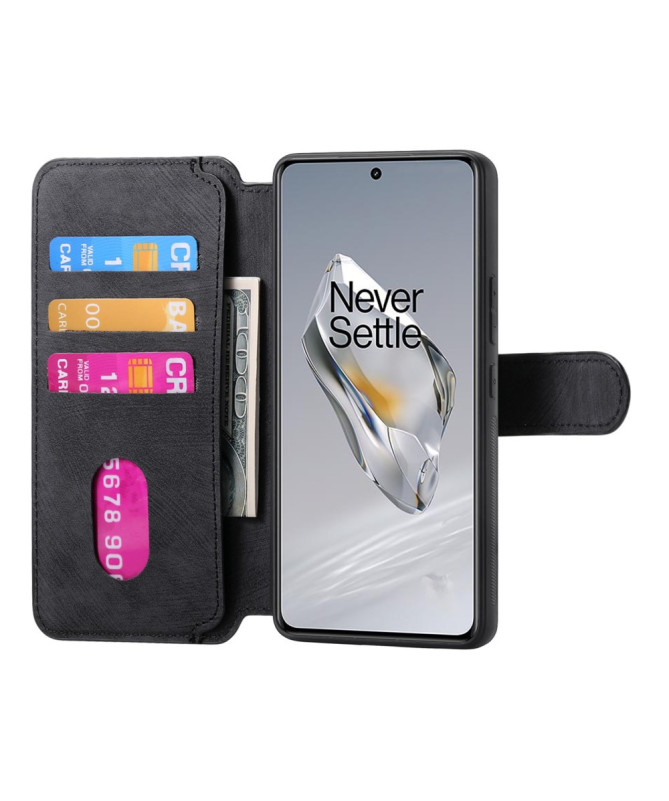Étui Portefeuille avec coque détachable pour OnePlus 13