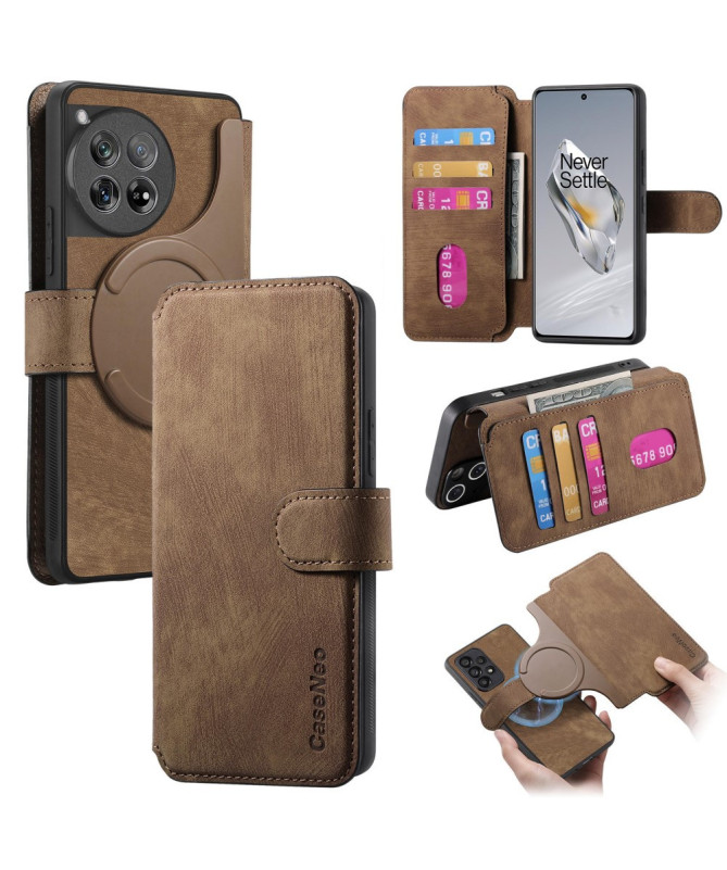 Étui Portefeuille avec coque détachable pour OnePlus 13
