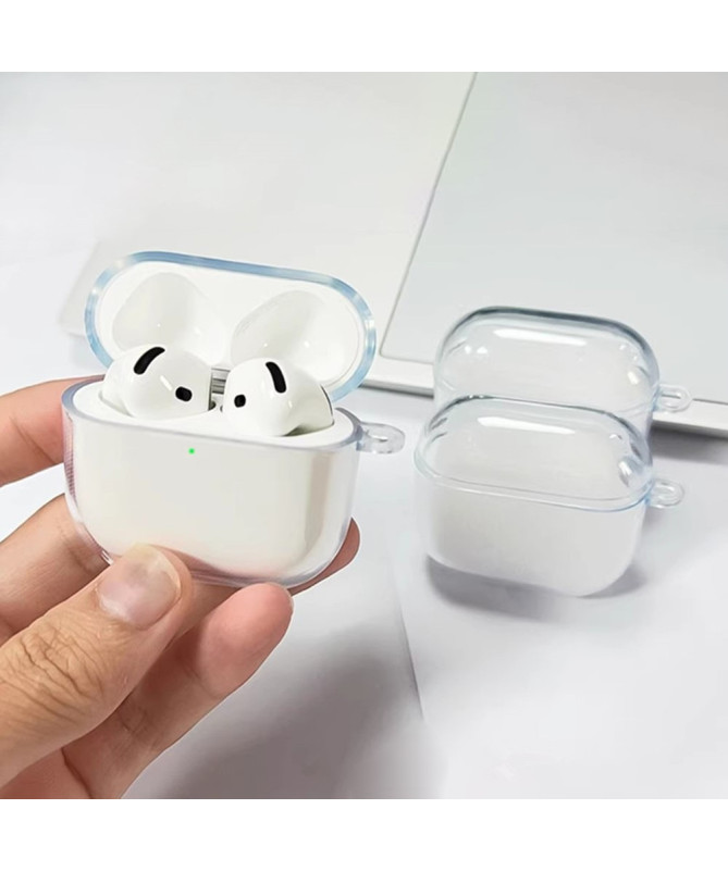 Coque AirPods 4 Transparente avec Mousqueton