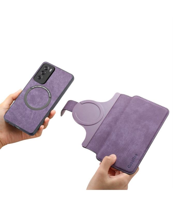 Étui Portefeuille avec coque détachable pour Oppo Reno 12 5G