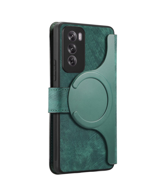 Étui Portefeuille avec coque détachable pour Oppo Reno 12 5G