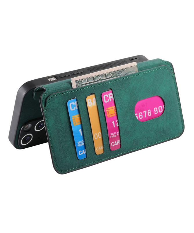 Étui Portefeuille avec coque détachable pour Oppo Reno 12 5G