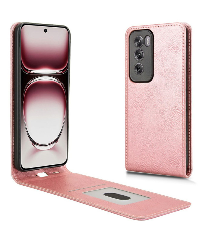 Monza - Housse Verticale Oppo Reno 12 5G avec Porte-Carte