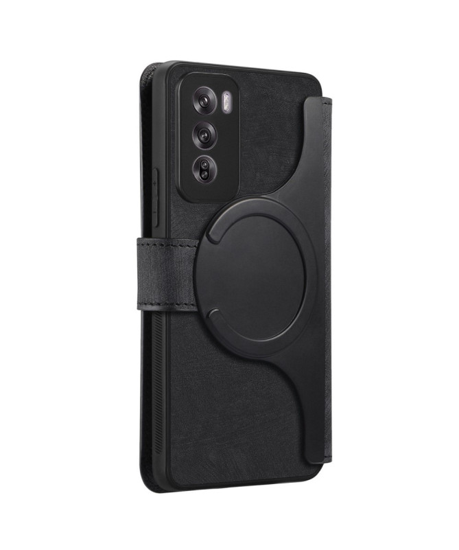 Étui Portefeuille avec coque détachable pour Oppo Reno 12 5G