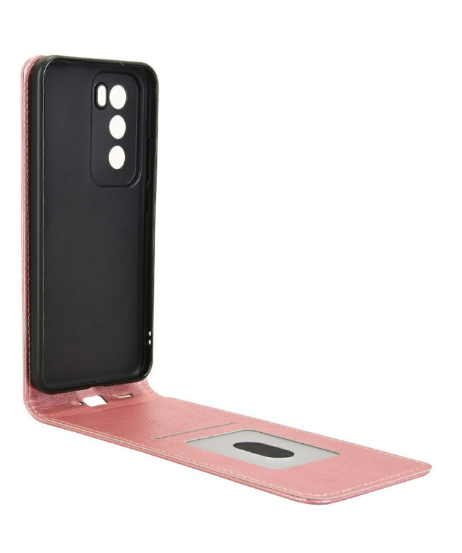Monza - Housse Verticale Oppo Reno 12 5G avec Porte-Carte