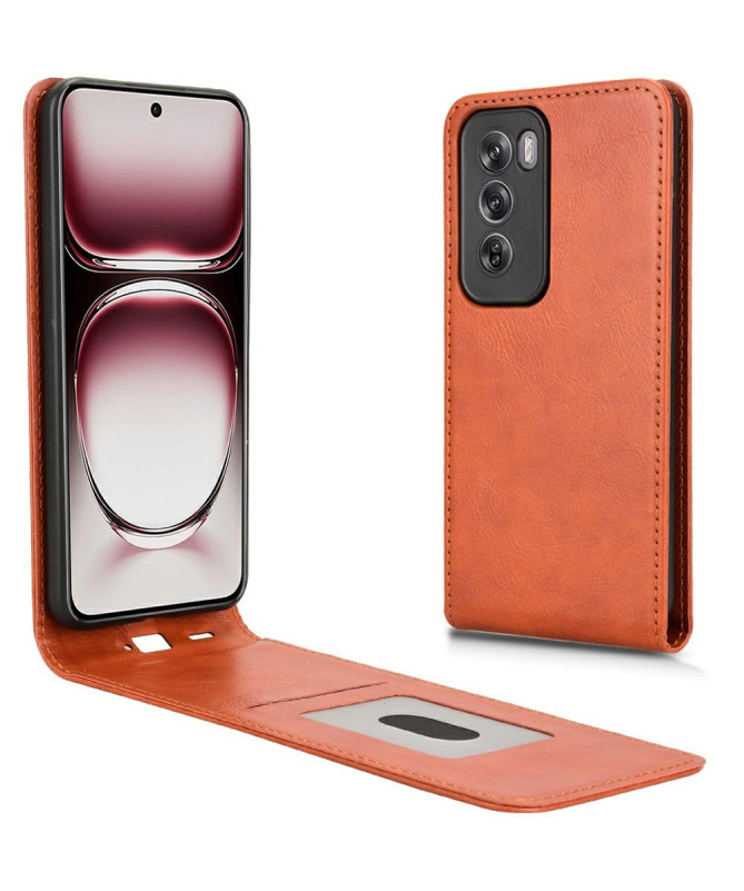 Monza - Housse Verticale Oppo Reno 12 5G avec Porte-Carte