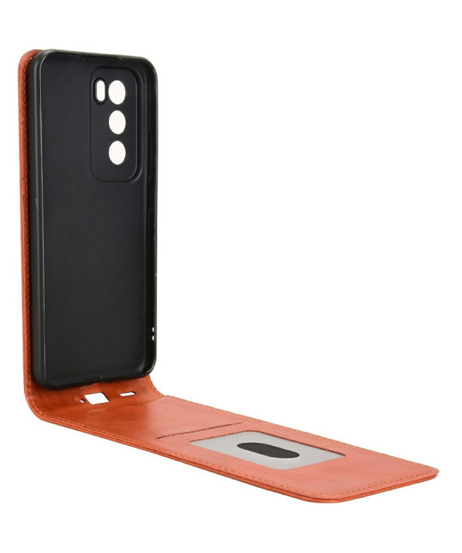 Monza - Housse Verticale Oppo Reno 12 5G avec Porte-Carte