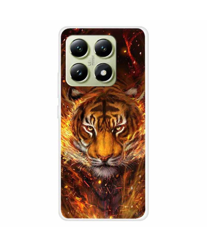 Coque Xiaomi 14T Tigre de feu