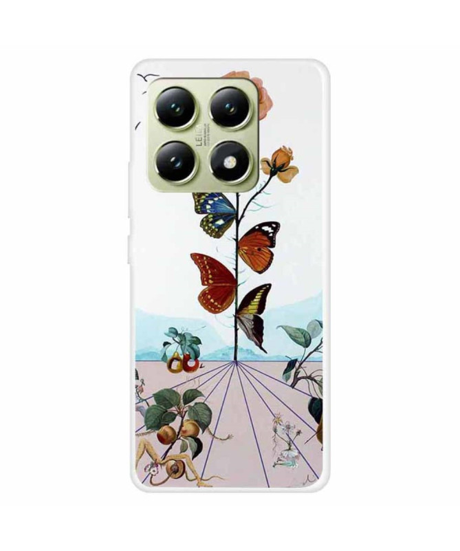 Coque Xiaomi 14T Papillons et Roses