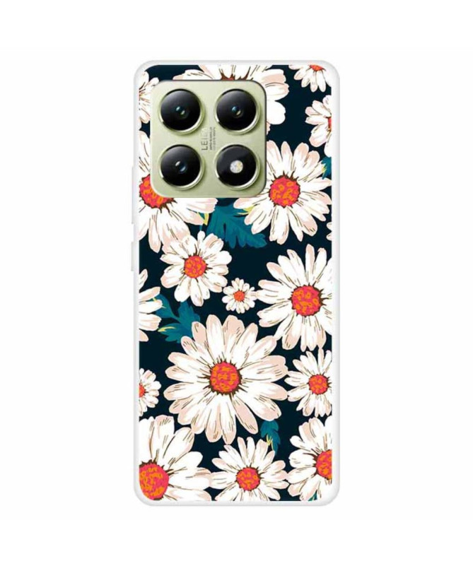 Coque Xiaomi 14T Marguerites