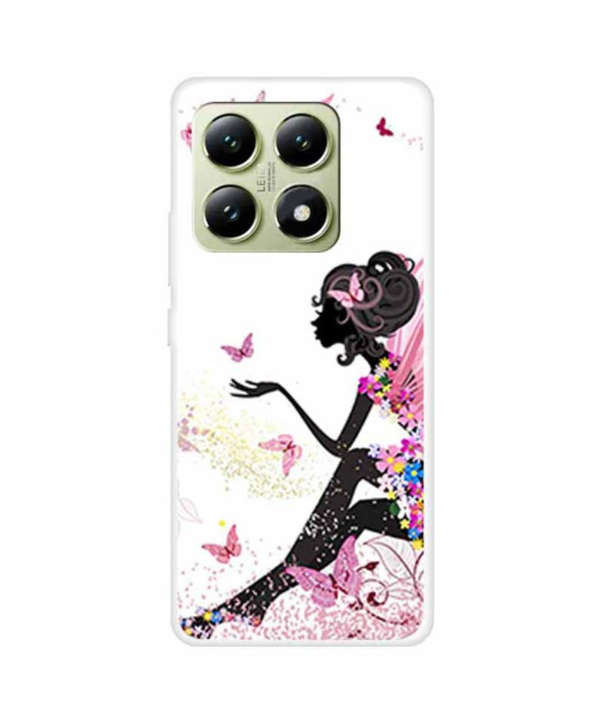 Coque Xiaomi 14T Femme Papillon