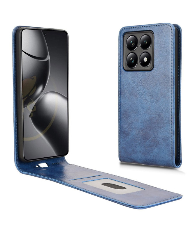 Monza - Housse Verticale Xiaomi 14T avec Porte-Carte