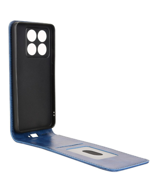 Monza - Housse Verticale Xiaomi 14T avec Porte-Carte