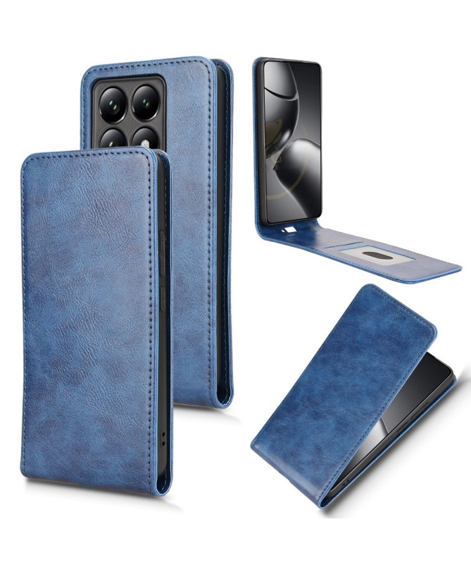 Monza - Housse Verticale Xiaomi 14T avec Porte-Carte