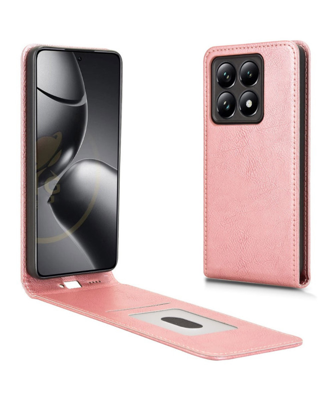 Monza - Housse Verticale Xiaomi 14T avec Porte-Carte